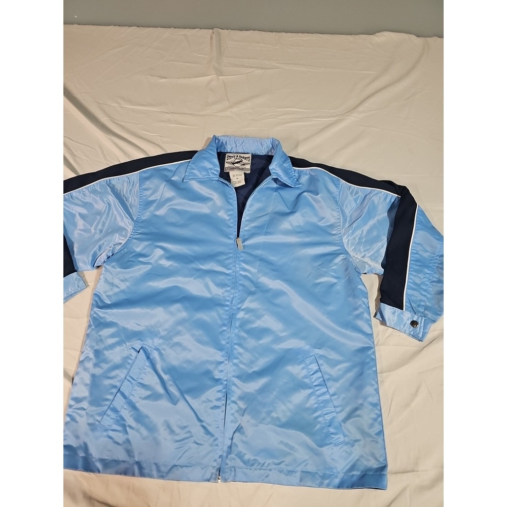 Steve & Barry Men‎ 100% Nylon Shell Windbreaker Full Zip Jacket Size M - Picture 3 of 13